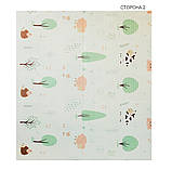 Дитячий двосторонній килимок POPPET "Тигреня в лісі і Молочна ферма" (200х180х1 см). POPPET PP001-200, фото 3