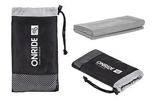 Рушник з мікрофібри ONRIDE Wipe 10 120х60 см сірий