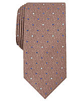 Краватка Perry Ellis Portfolio, у горошок, шовковий, коричневий, 100% оригінал,USA.