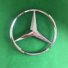 Эмблема на багажник Мерседес / Mercedes логотип значок 85 мм 3 пина