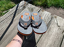 Чоловічі в'єтнамки SAHAB Сахаб Grey-Orange сірі з помаранчевим Оригінал, фото 6