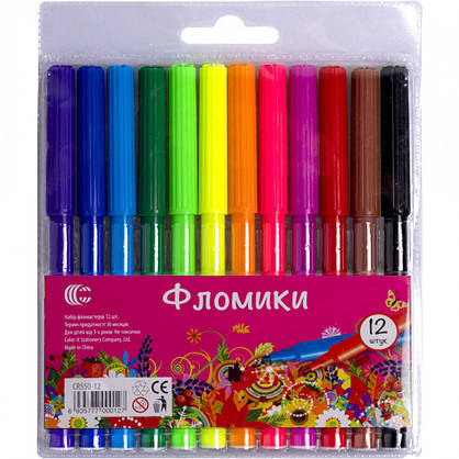 Фломастери Фломики, 12кол, фото 3