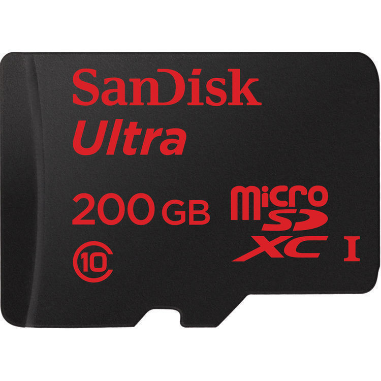 Карта пам' яті SanDisk 200GB Ultra UHS-I microSDXC (Class 10)  