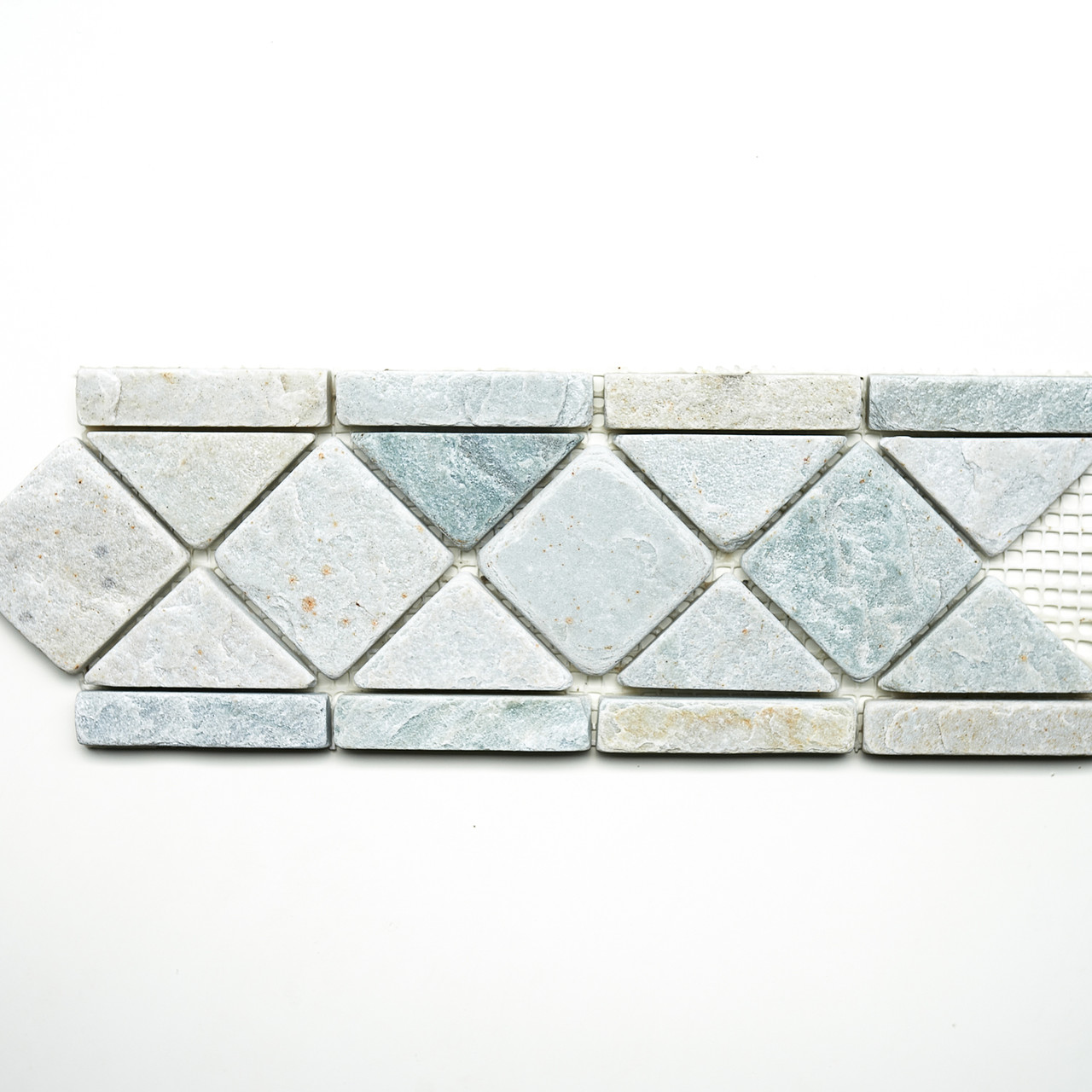 Мозаїка з натурального каменю Amera Mosaic - 4 Blue Ice 10.5x31.5 ціна за 1 шт