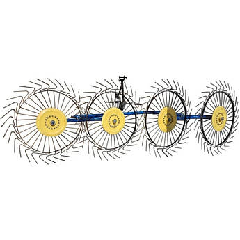 Граблі ворушилки на мінітрактор Сонечко, спиця 4 мм (ГСТ4)