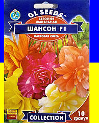 Бегонія ампельна Махрова Шансон F1   10 сем  GL Seeds