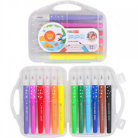 Фломастер-пензлик 1010-12 12 кольорів