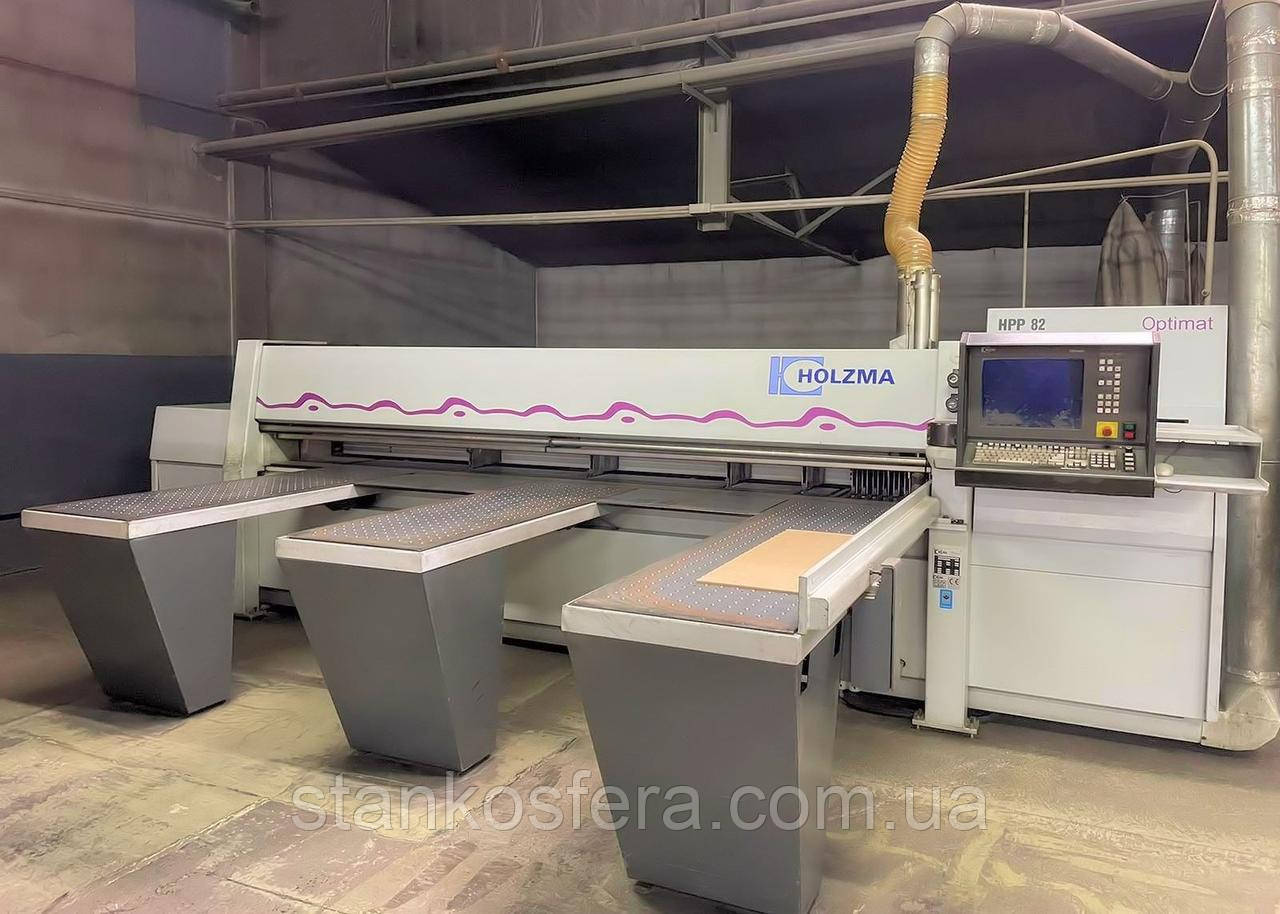 Розкрійний центр Holzma HPP 82 38 б/в 2002р. з ЧПУ для форматного розкрою плит