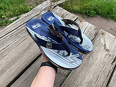 Чоловічі в'єтнамки SAHAB Сахаб Navy-White сині з білим Оригінал, фото 3