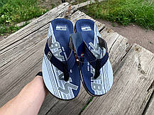 Чоловічі в'єтнамки SAHAB Сахаб Navy-White сині з білим Оригінал, фото 4