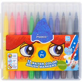 Фломастери МАРКО 12 кольорів 1633