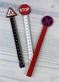 Лінійка Дерево 16 см Дорожні знаки 41546-UN 116605 Альянс Орбіта СВК Україна