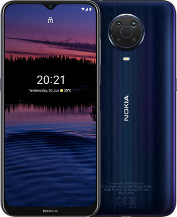 Nokia G20 4/64Gb Dark Blue Гарантія 1 Рік, фото 1