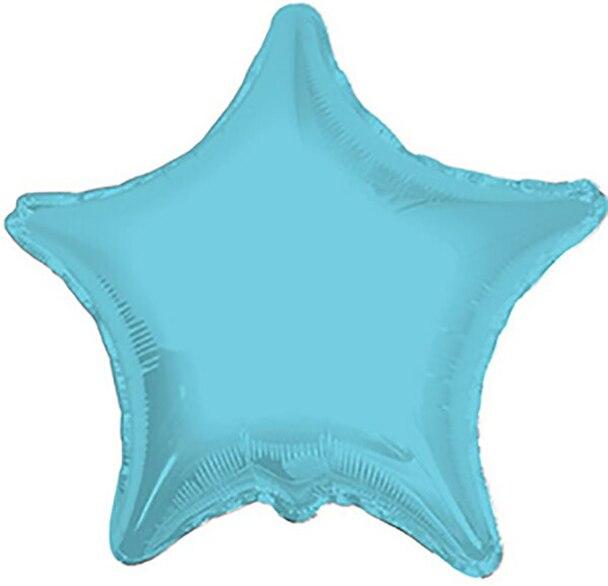 До 18" Фольгована куля зірка Star Baby Blue блакитний