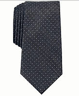 Краватка Perry Ellis Portfolio, у точку, чоловічку, чорний, шовковий,100% оригінал, USA.