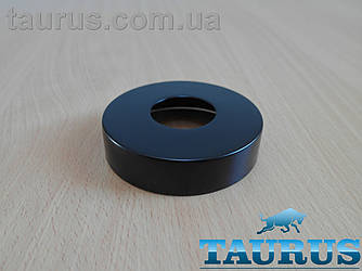 Чорний високий плоский декоративний фланець D80, висота 20 мм Black, внутрішній розмір 1" (d33 мм) ThermoPulse