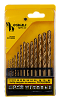 Набір свердел по металу, 13 шт, 2.0-8.0 мм (пластиковий кейс) "Sigma"