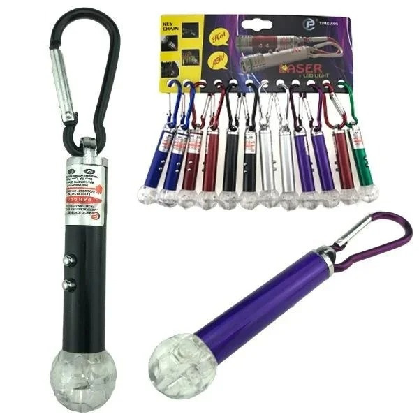 Лазерний брелок для ключів Футбольний м'яч набір 12 шт., фото 1