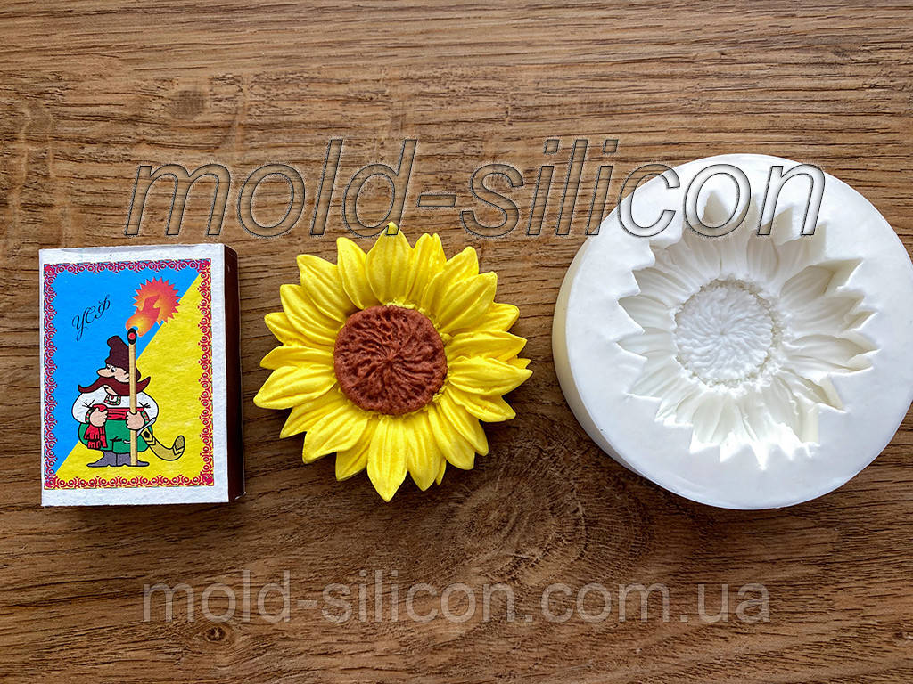 Силіконовий молд "Соняшник 3", фото 1