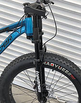 Двопідвісний велосипед Фетбайк TopRider "620" 26 (17) FatBike, фото 5