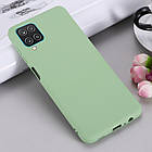 Чохол Silicone Case full для Samsung Galaxy М12 (М127) Green, фото 3