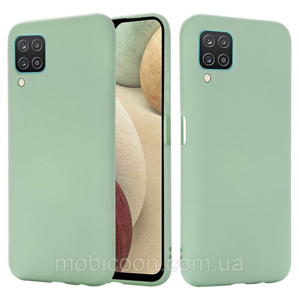 Чохол Silicone Case full для Samsung Galaxy М12 (М127) Green, фото 1