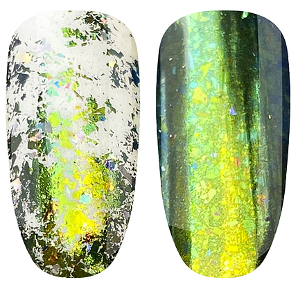 Пластівці Lilly Beaute No08, зелений хамелеон, фото 1