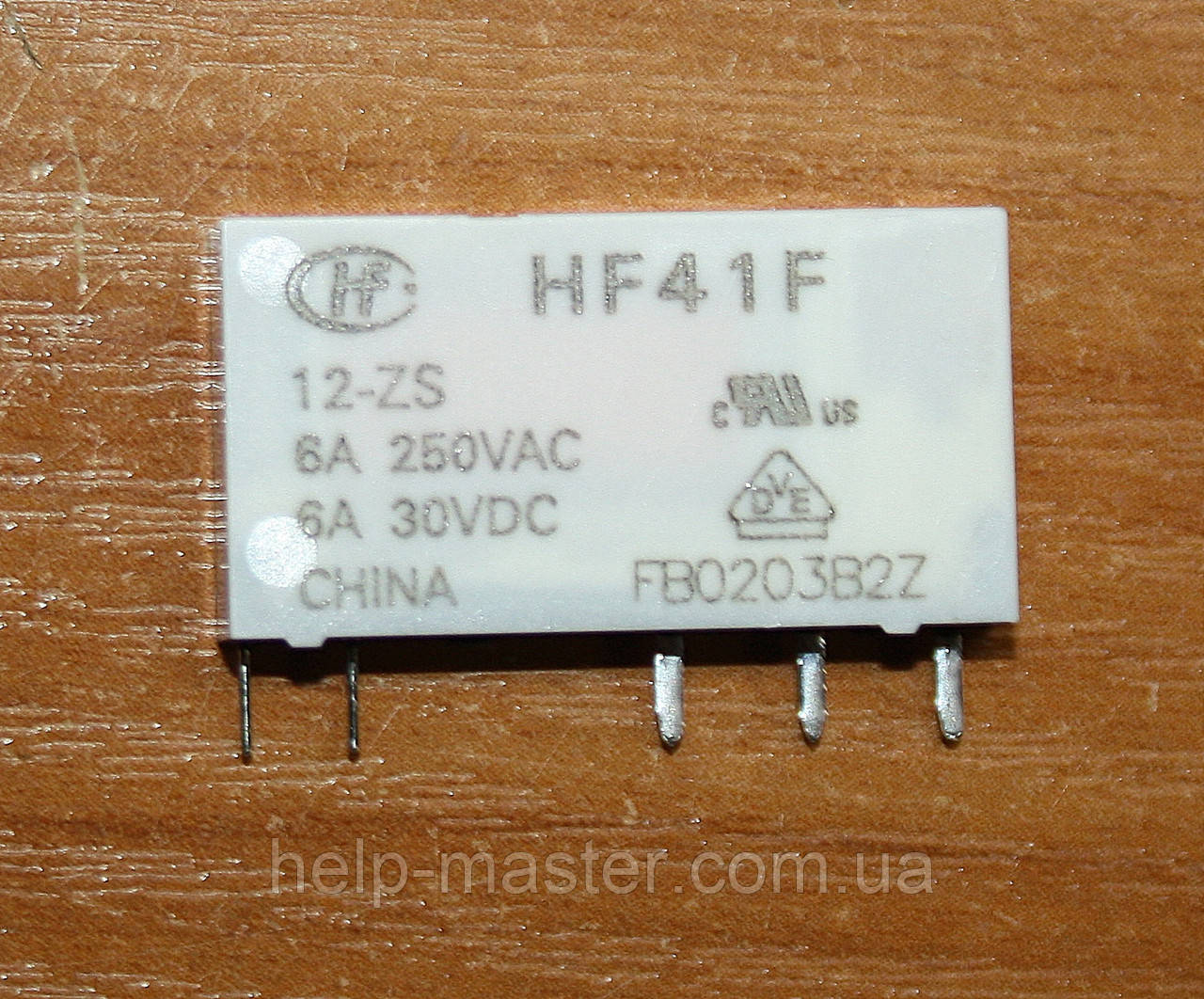 Реле HF41F/12-ZS (12VDC), фото 1