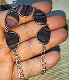 Гарний браслет із натуральним флюоритом, фото 6