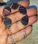 Гарний браслет із натуральним флюоритом, фото 2