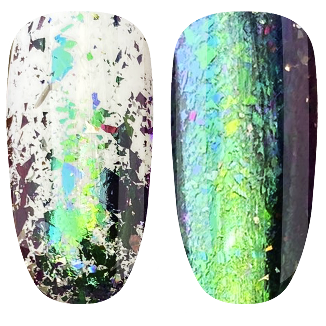 Пластівці Lilly Beaute No10, зелено-фіолетовий хамелеон