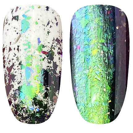 Пластівці Lilly Beaute No10, зелено-фіолетовий хамелеон, фото 1