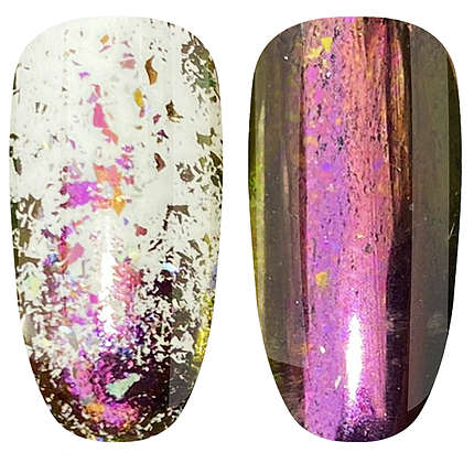 Пластівці Lilly Beaute No03, малиново-золотий хамелеон, фото 1