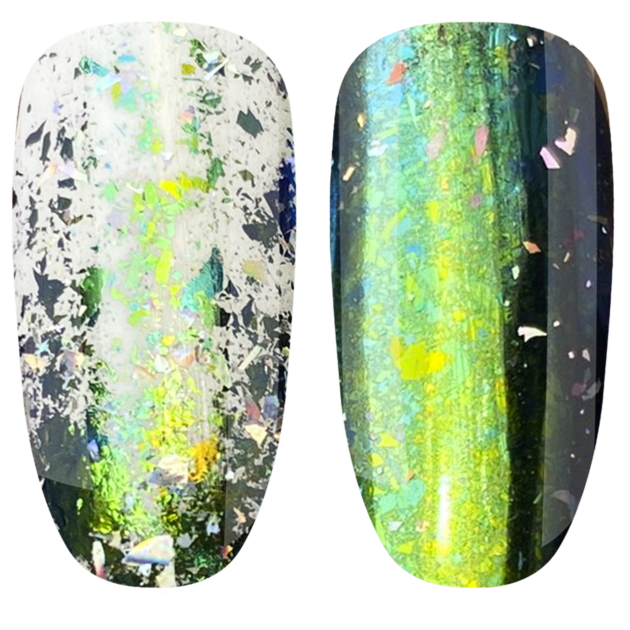 Пластівці Lilly Beaute No09, зелений-синій хамелеон