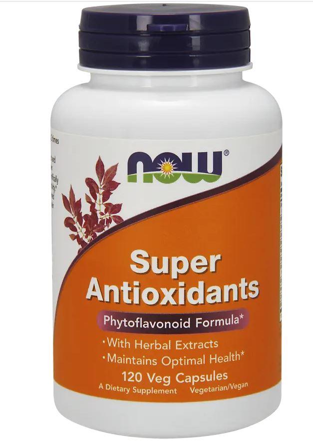 NOW Foods Super Antioxidants, Комплекс антиоксидантів (120 капс.)