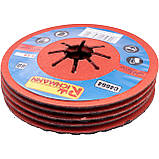 Диск абразивний шліфувальний напівгнучкий Richmann 125 фракція 40 (C4663), фото 5