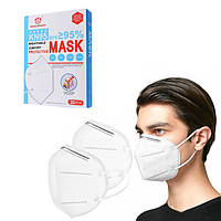 Медична маска для особи, респіратор захисний напівмаска, KN95 ROYALGODDESS (упаковка 20 шт)