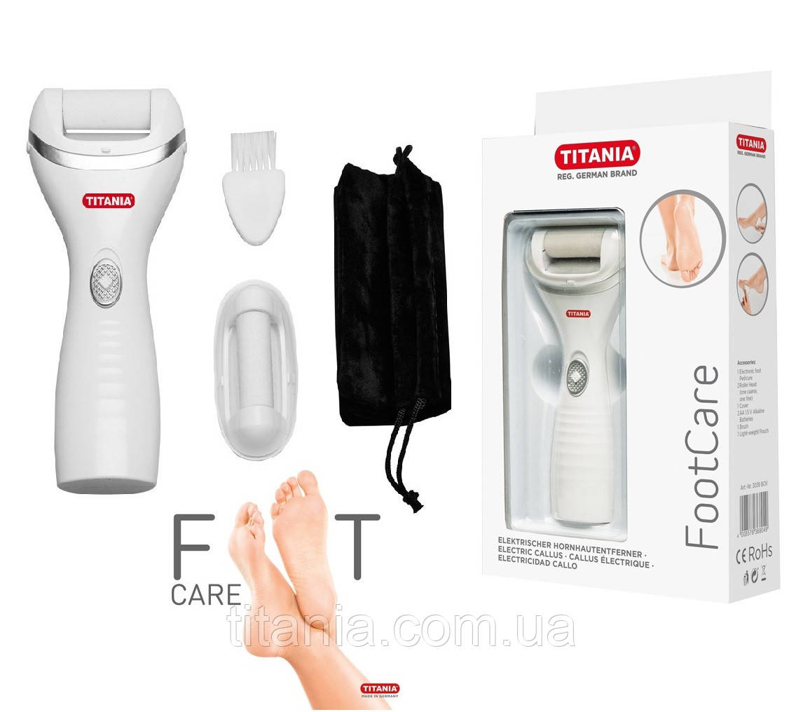 Електрична роликовий пилка для видалення мозолів TITANIA art.3039BOX, фото 1