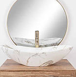 Умивальник накладний REA Royal lava matt 60 см, фото 3