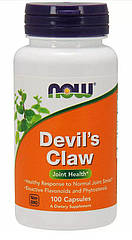 NOW Foods Devil's Claw Root, Диявольський кіготь, Гарпагофітум (100 капс.)