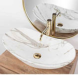 Умивальник накладний REA Royal lava matt 60 см, фото 5