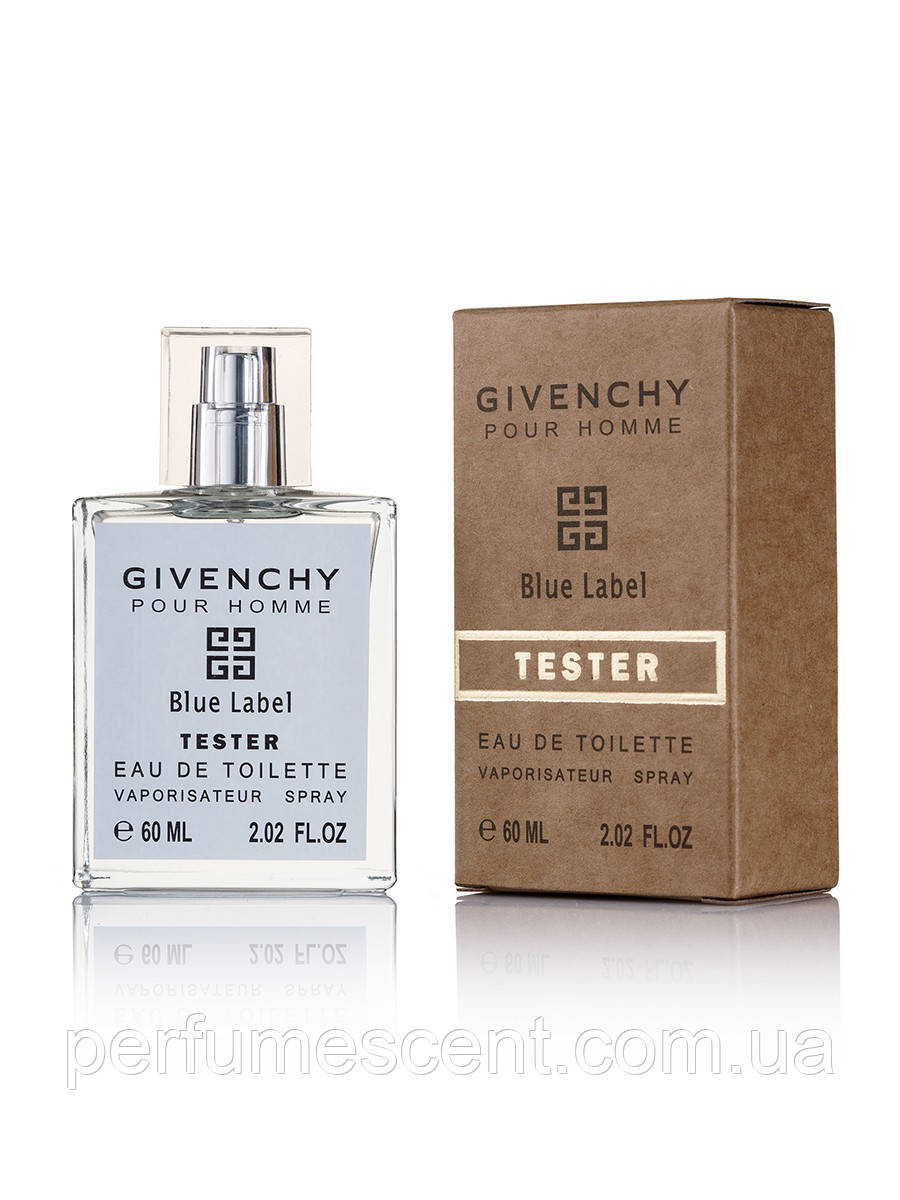 Тестер 60ml Gold для чоловіків Givenchy Pour Homme Blue Label