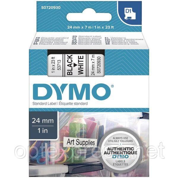 Картридж S0720930 з пластиковою стрічкою системи D1 для термопринтерів DYMO 24 мм х 7 м