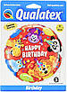 Q 18" Birthday Party Animals Foil Balloon — Pkg Куля фольгована З Днем народження — В УП, фото 3