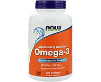 Рыбий жир Now Foods Omega-3 Fish Oil 1000мг 200 капс