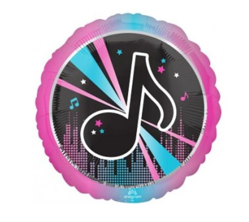 А 28" Internet Famous Jumbo Foil Balloon - Pkg. Фольгований шар музики Тік Ток - в уп
