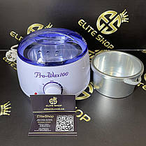 Воскоплав для депіляції тіла ProWax 100 в білому кольорі, фото 3