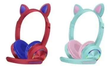 Бездротові дитячі навушники Cat Ear з вушками