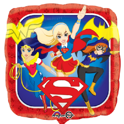 А 18" DC Super Hero Girls Foil Balloon -Pkg . Фольгований шар Супергерої в уп