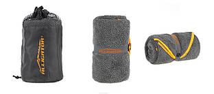 Рушник з махрової мікрофібри Alligator Dry сіро-помаранчевий